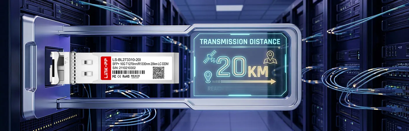 SFP-10G23-BX20-I Module Supporting 20km Transmission