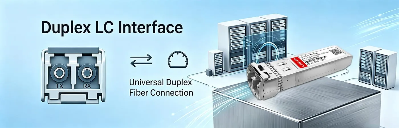 MA-SFP-10GB-LRM Module with Duplex LC UPC Interface