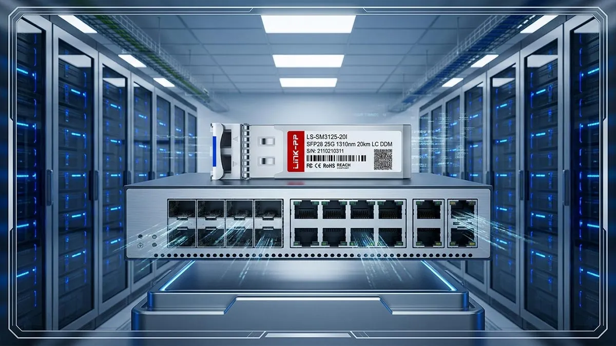 Compatibile con DELL SFP-25GELR-31-I LINK-PP Modulo ottico SFP28 da 25G