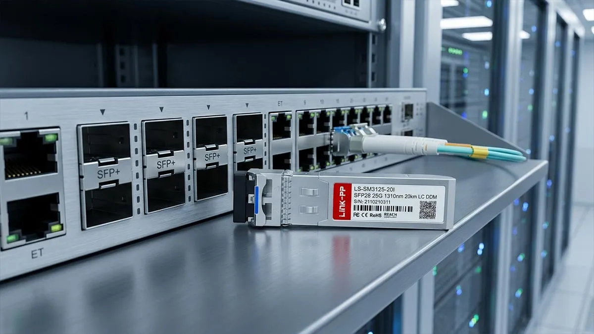LINK-PP LS-SM3125-20I 25G SFP28 Usage Demonstration