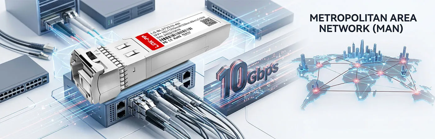 SFP-10G23-BX40-I: 10 Gbps Connectivity for Metropolitan Area Network (MAN)