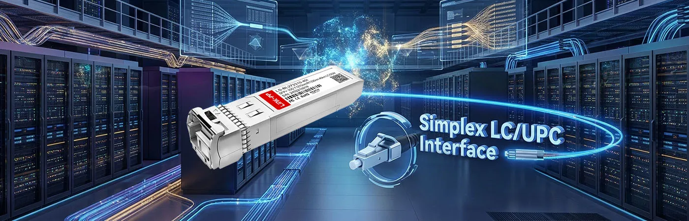 SFP-10G23-BX40-I Module with Simplex LC/UPC Interface