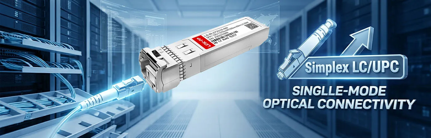 SFP-10G-BX60U-I Module with Simplex LC/UPC Interface