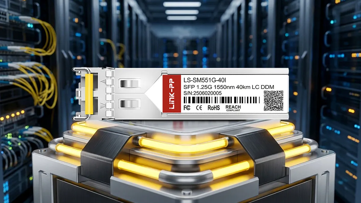 LINK-PP مواصفات وحدة SFP بسرعة 1.25 جيجابت/ثانية LS-SM551G-40I