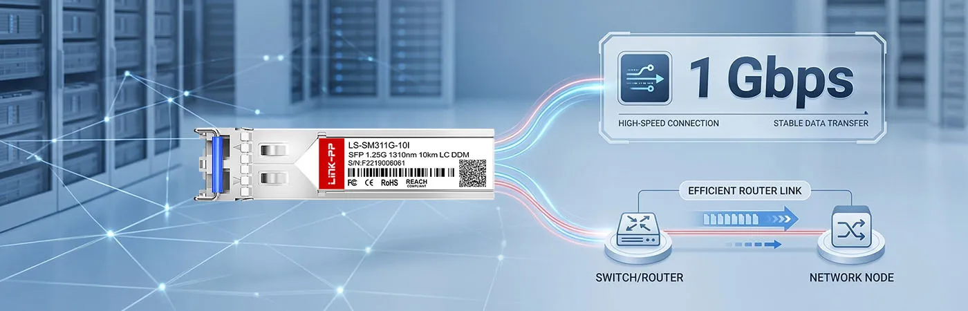 GLC-LH-SMD: ルーターリンク用の1G接続