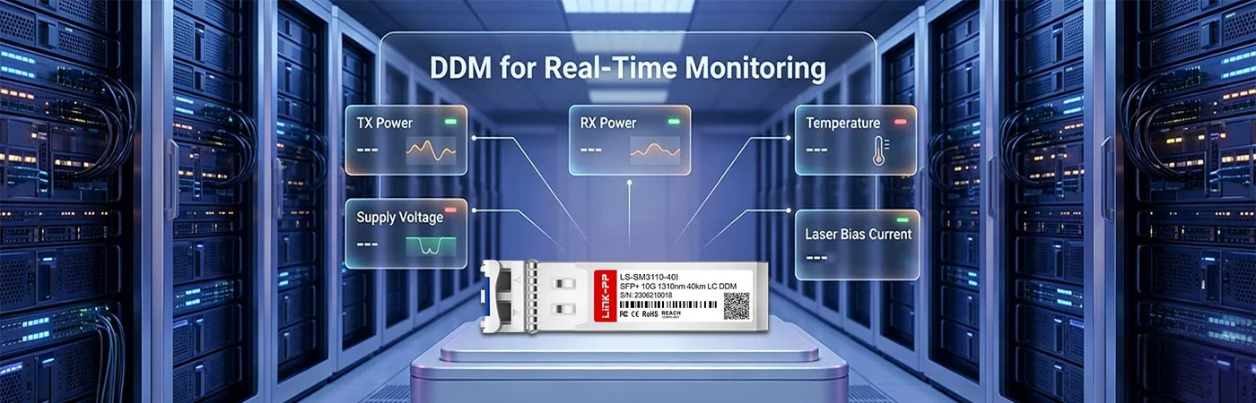 SFPP-10G-ER-OTN Module with DDM for Real-Time Monitoring
