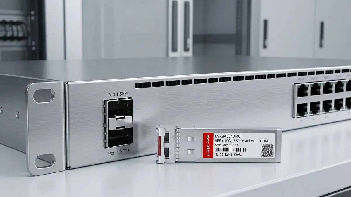 Juniper SFPP-10GE-ER-IT Compatible LINK-PP 10G SFP+ Usage Demonstration