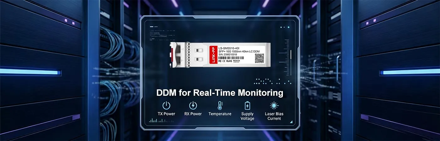 10GBASE-ER-I Module with DDM for Real-Time Monitoring