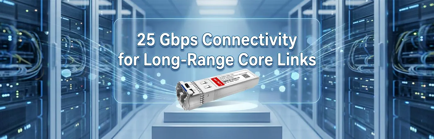 SFP-25GER-31 長距離コアリンク向け25Gbps接続