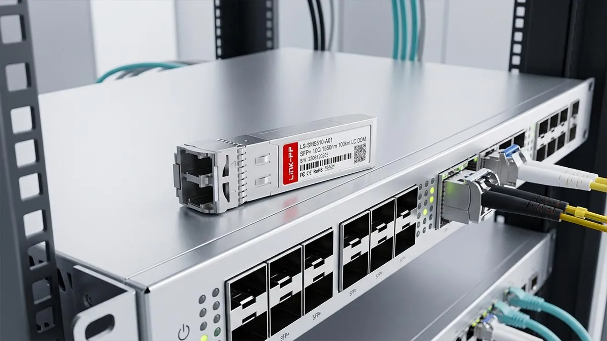 Compatível com Juniper EX-SFP-10GE-ZR100-I LINK-PP Demonstração de uso de SFP+ 10G