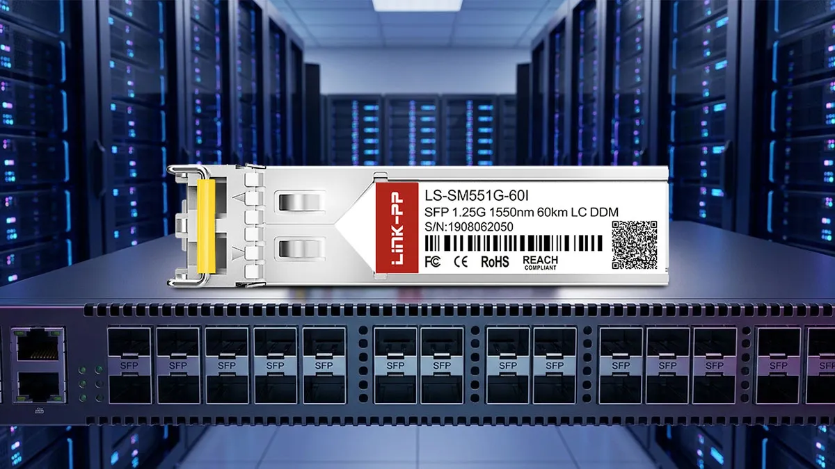 LINK-PP Module optique SFP 1.25G LS-SM551G-60I