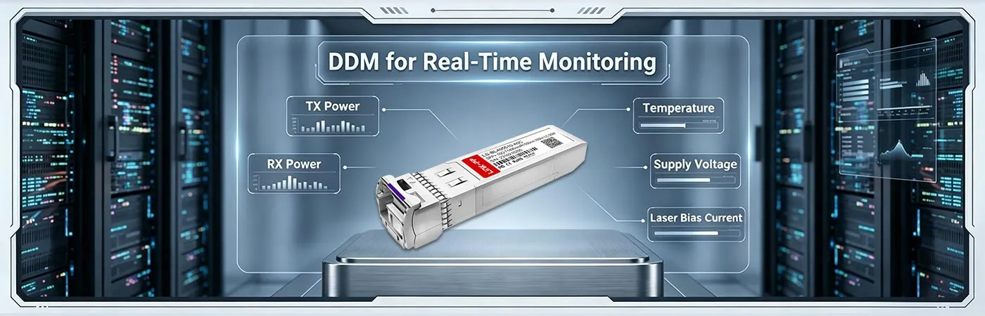 GP-SFP-10GBX-U-100 Module with DOM for Real-Time Monitoring