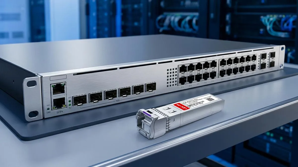 LINK-PP Démonstration d'utilisation du module SFP+ 10G LS-BL495510-A0C