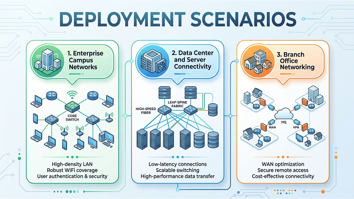 Deployment Scenarios for GLC-T and GLC-TE