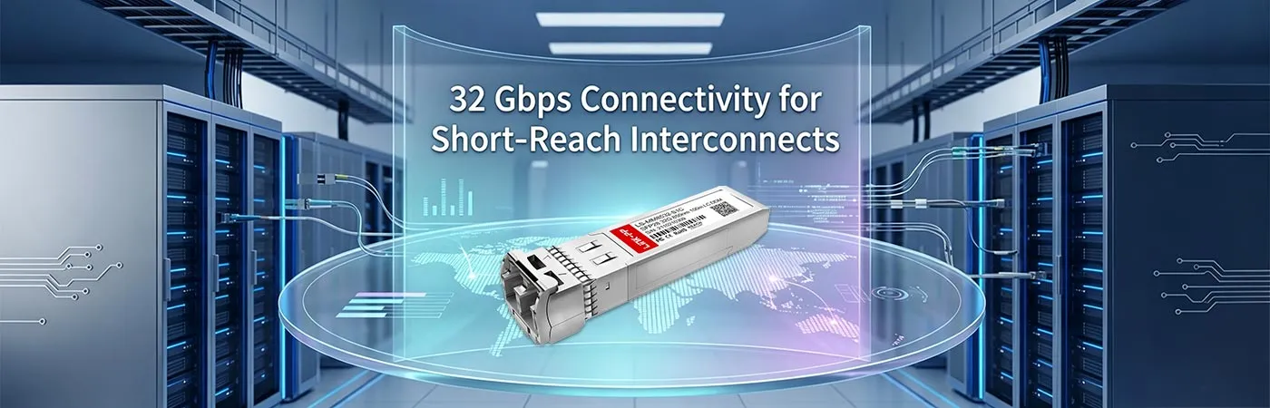 407-BBXM 短距離相互接続向け32Gbps接続
