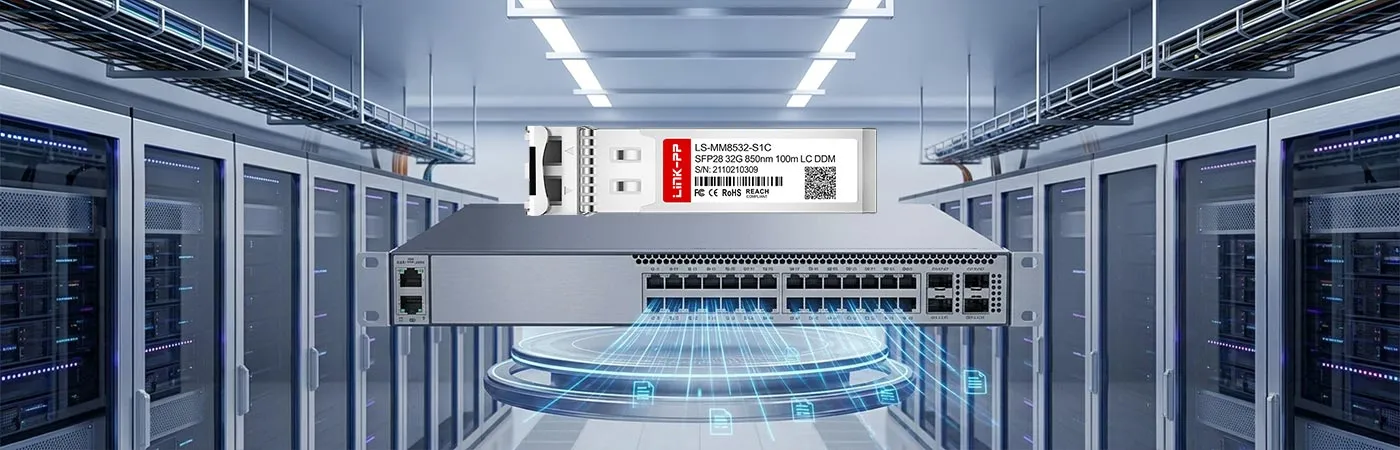 DS-SFP-FC32G-SW Certificado para compatibilidade confiável com dispositivos host.