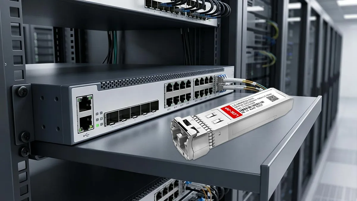 Compatível com Cisco DS-SFP-FC32G-SW LINK-PP Demonstração de uso do SFP28 32G