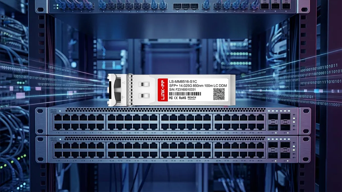 Kompatibel mit Cisco DS-SFP-FC16G-SW LINK-PP Optisches 16G-SFP+-Modul