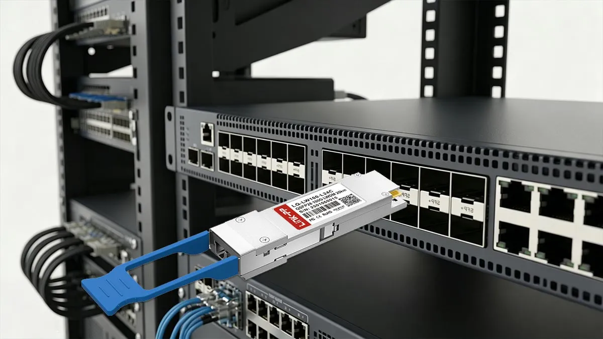 LINK-PP LQ-LW100-L24C 100G QSFP28 Usage Demonstration