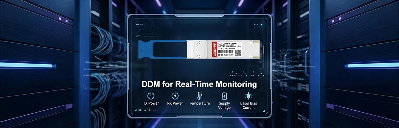LQ-LW100-LR4C Modul mit DDM für Echtzeitüberwachung