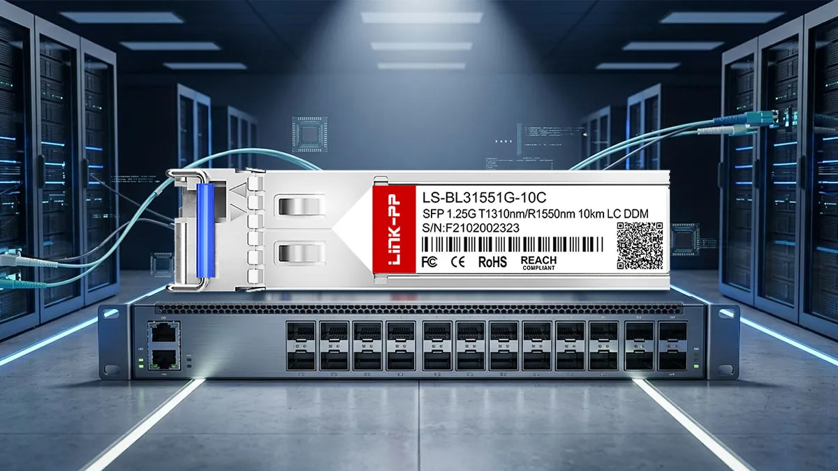 Cisco GLC-BX-10U Compatible LINK-PP 1G SFP Optical Module