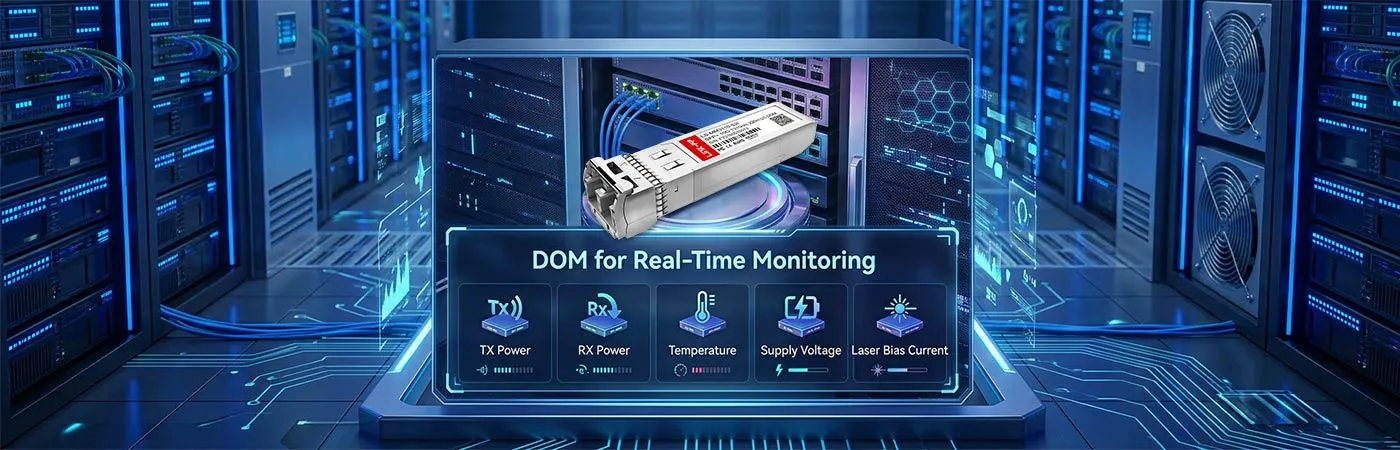 SFP-10GLRM-31-I Module with DOM for Real-Time Monitoring