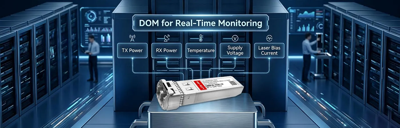 Modulo SFP-25G-ESR con DOM per il monitoraggio in tempo reale