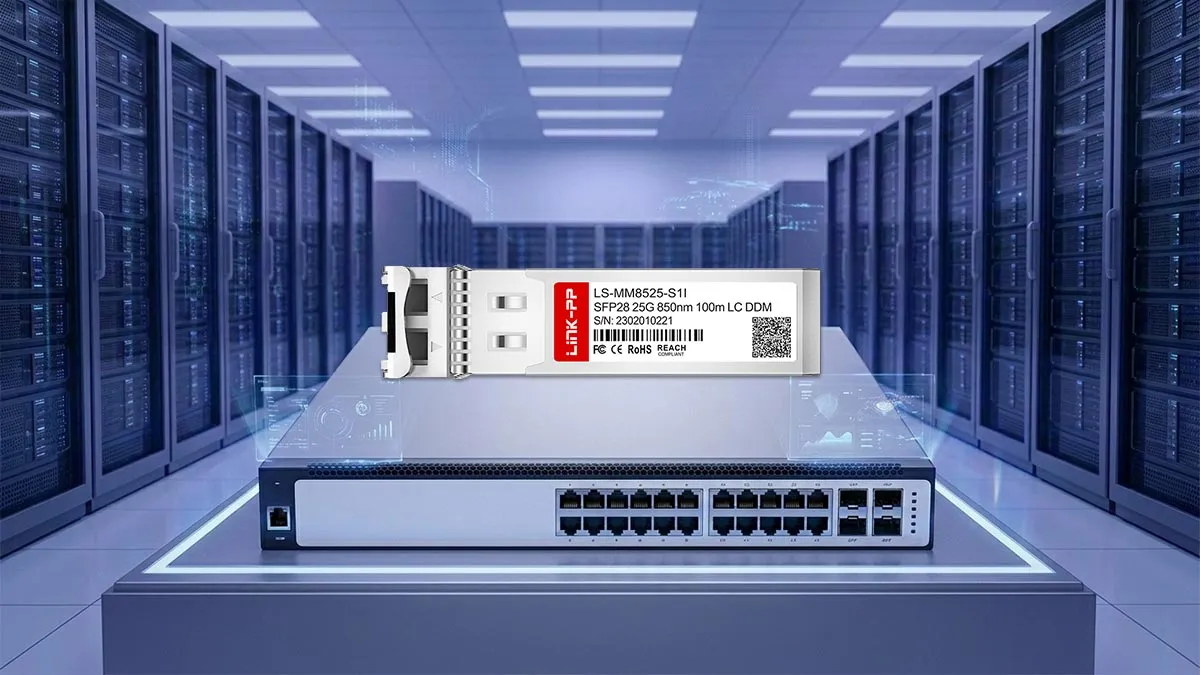 Compatibile con Juniper QFX-SFP-25G-SR-I LINK-PP Modulo ottico SFP28 da 25G