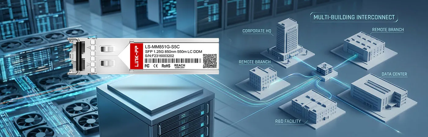 SFP-1G-SX: 1G Connectivity for Multi-building Interconnections