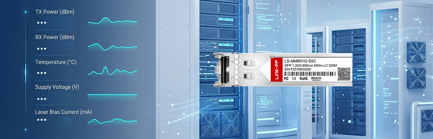 SFP-1G-SX Module with DOM for Real-Time Monitoring