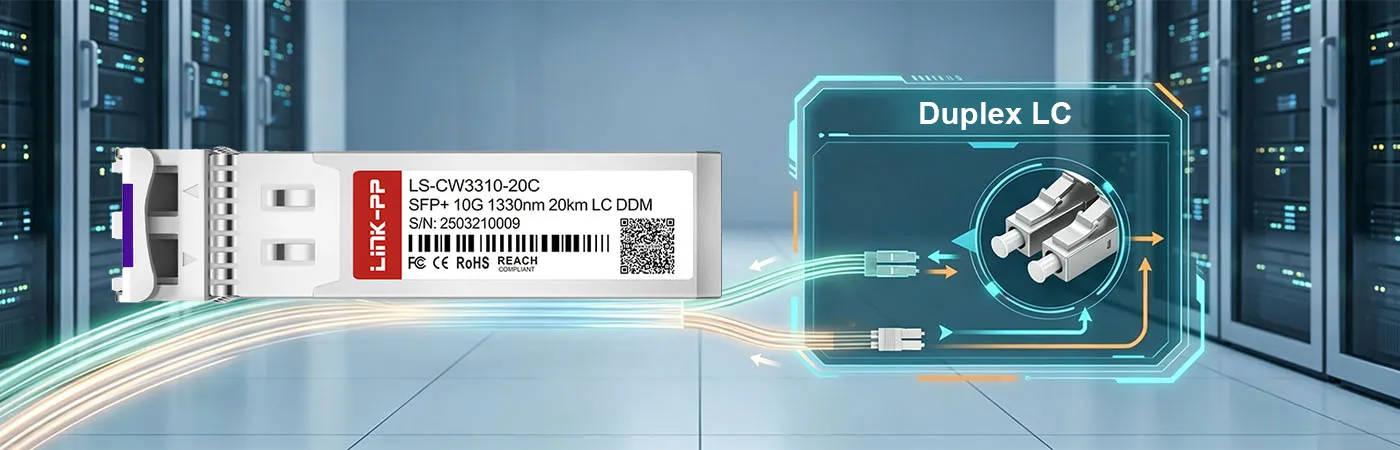 CWDM-SFP10G-20SP  Module with Duplex LC Interface