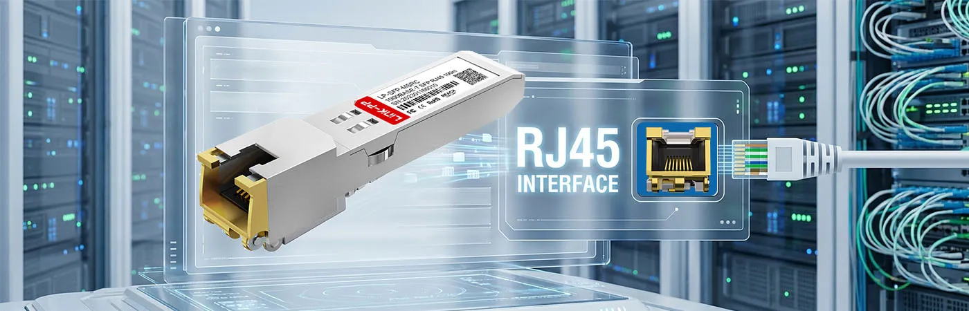 Module LP-SFP-MSRC avec interface RJ45