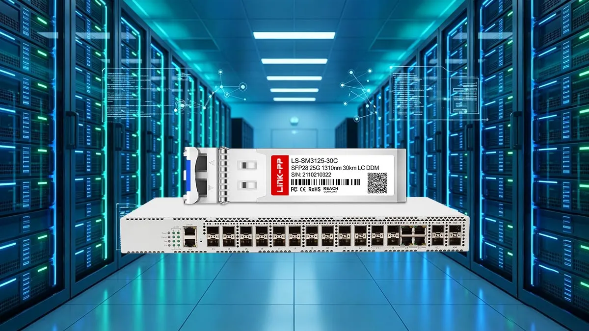 Cisco SFP-25G-iER-S互換 LINK-PP 25G SFP28光モジュール