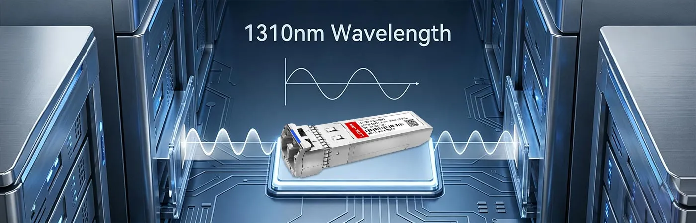波長1310nmのSFP-25G-iER-Sモジュール
