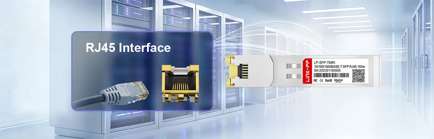 SFP-GEB-T-IL Module with RJ45 Interface