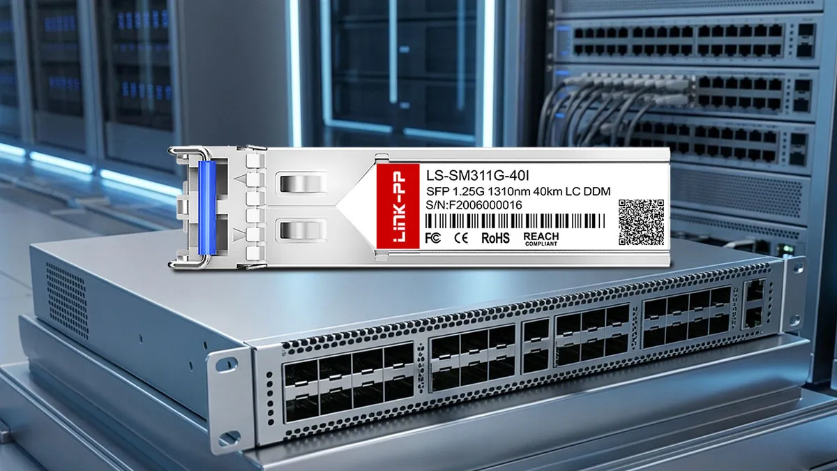 Juniper SFP-GE40KM Compatible LINK-PP 1.25G SFP Optical Module