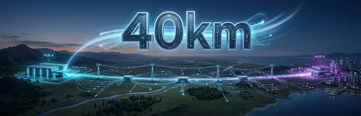 SFP-GE40KM Module Supporting 40km Transmission