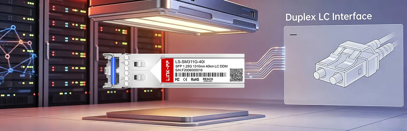 SFP-GE40KM Module with Duplex LC Interface