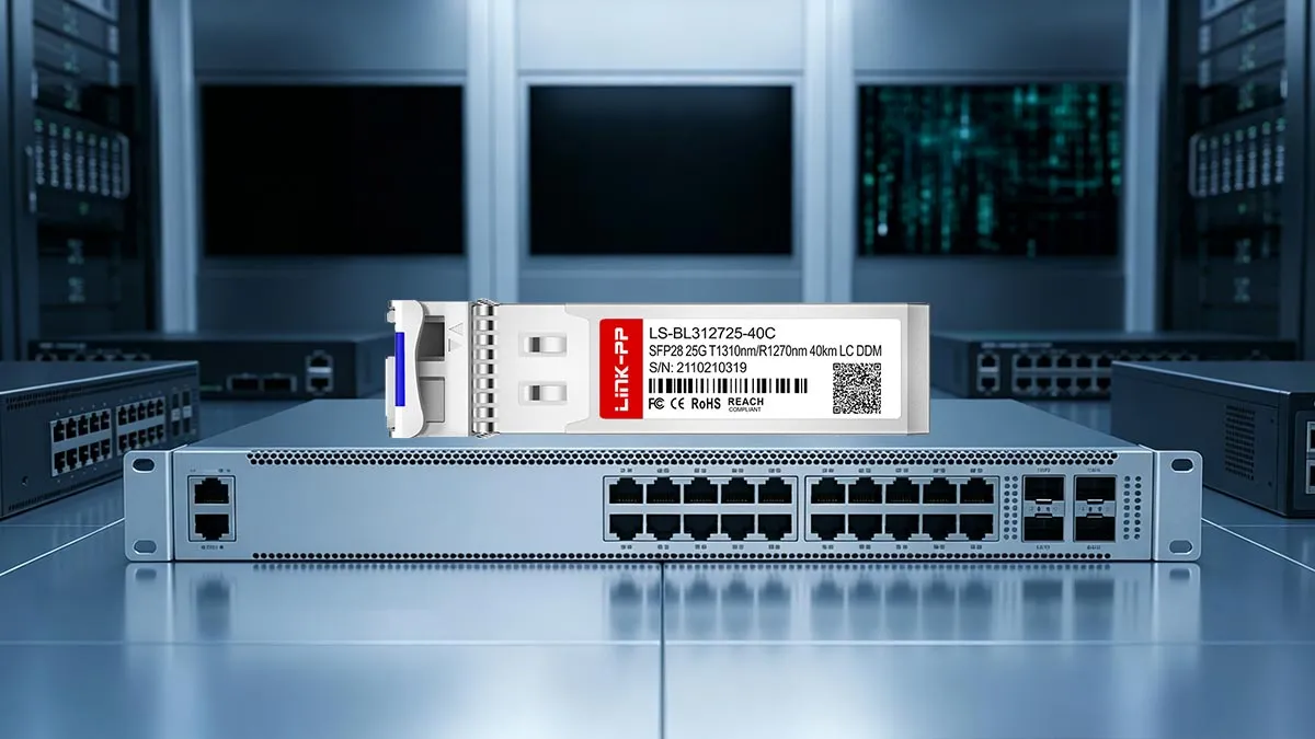 Compatibile con Brocade 25G-SFP28-BXD-40K LINK-PP Modulo ottico SFP28 da 25G