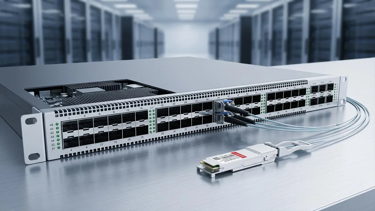 Compatible Cisco QSFP-100G-ZR4-S LINK-PP Démonstration d'utilisation du QSFP28 100G