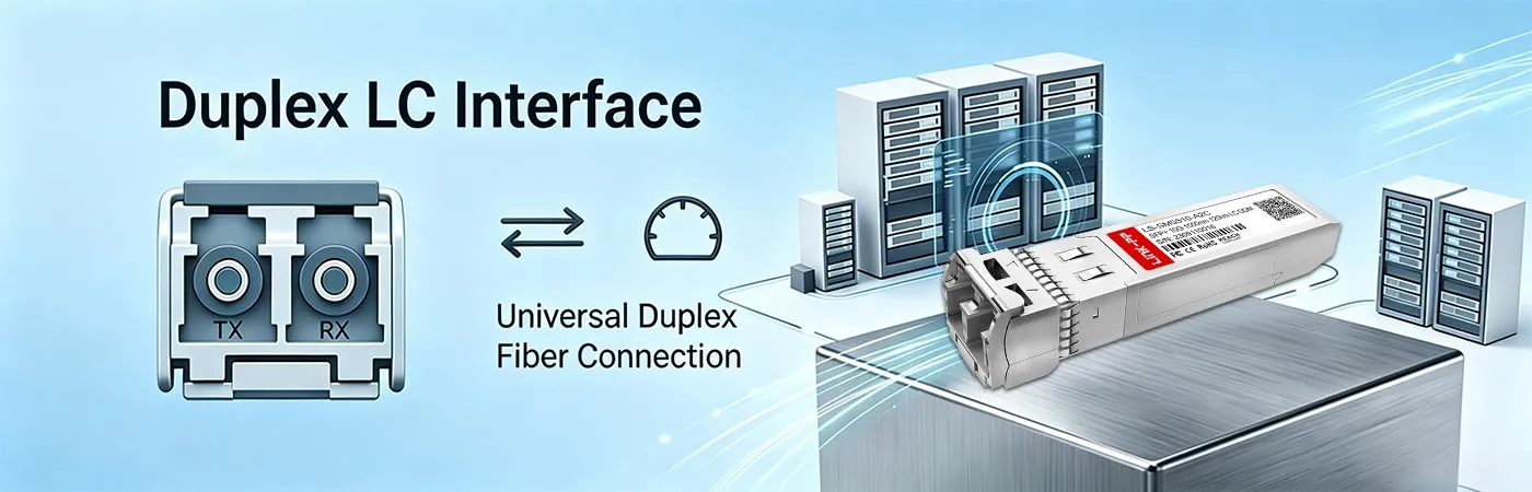 SFP-10GZR120-55 Module with Duplex LC Interface