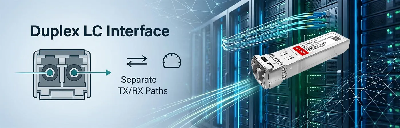 SFP-10GZR-55-I Module with Duplex LC Interface