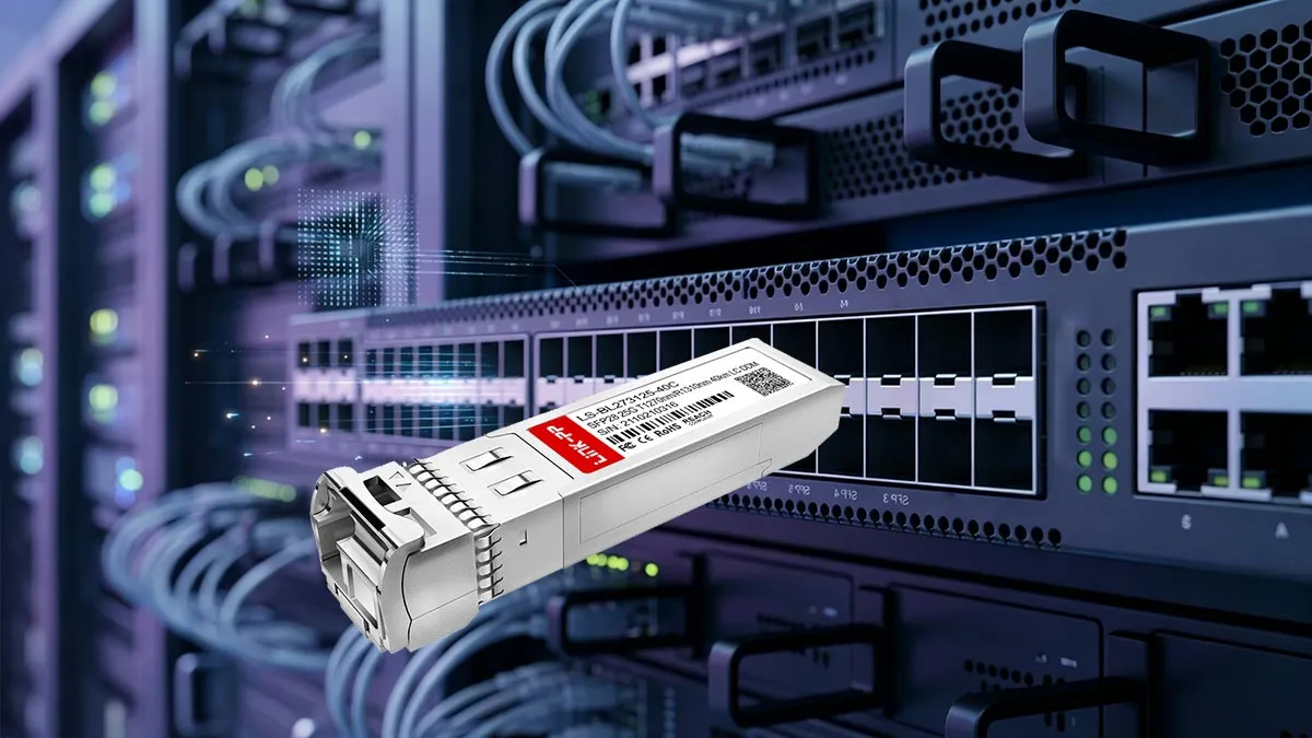 LINK-PP Demonstração de utilização do LS-BL273125-40C 25G SFP28