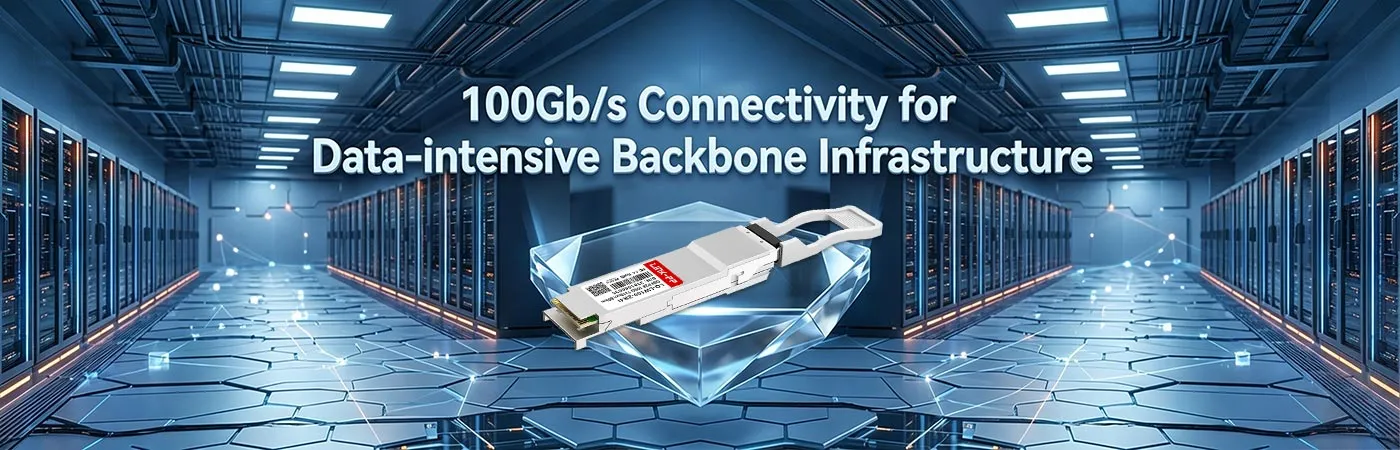 QSFP-ZR4-100G-I: 100G-Konnektivität für datenintensive Backbone-Infrastrukturen