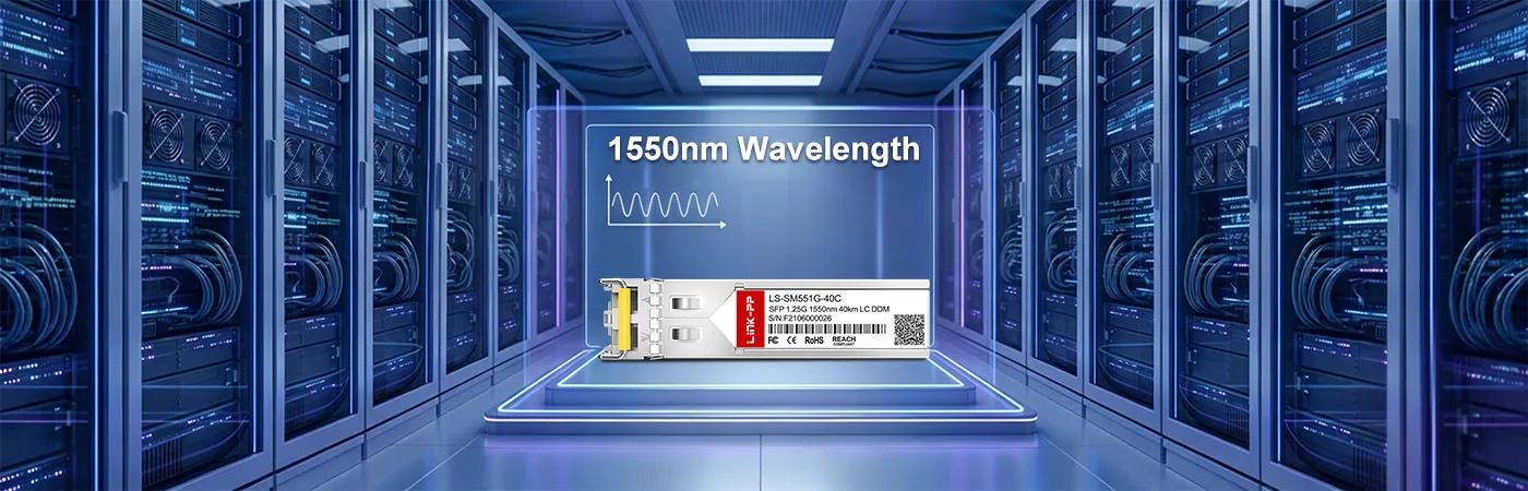 SFP1G-EX-55 Module with 1550nm Wavelength