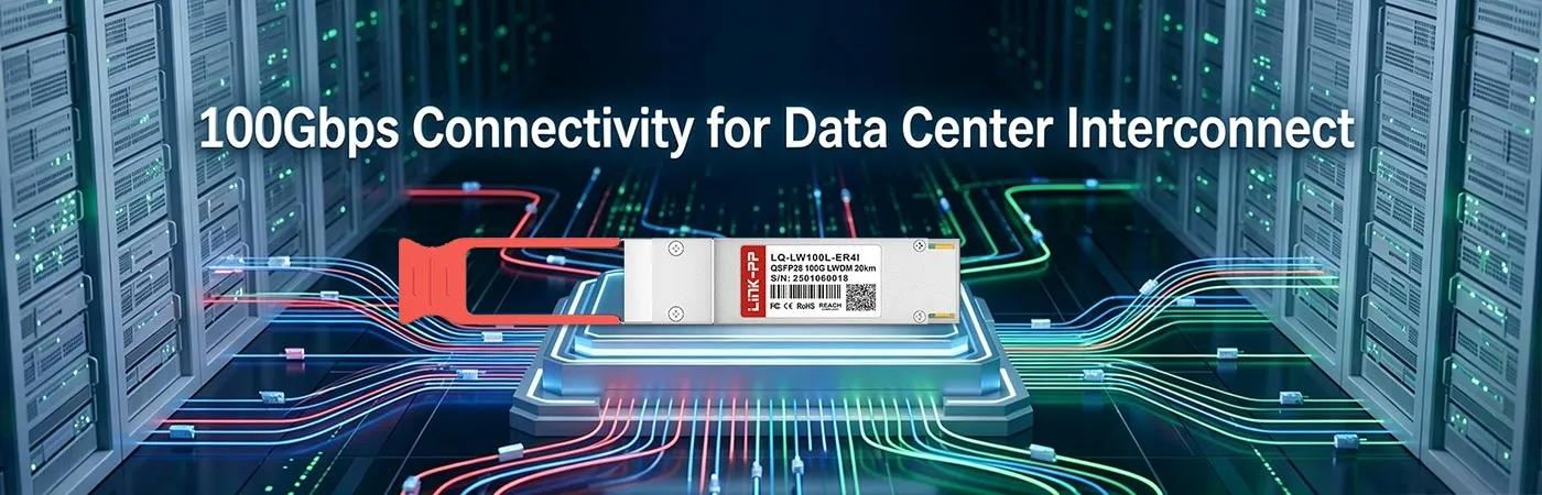 LQ-LW100-ER4I: 100-Gbit/s-Konnektivität für Rechenzentrumsverbindungen