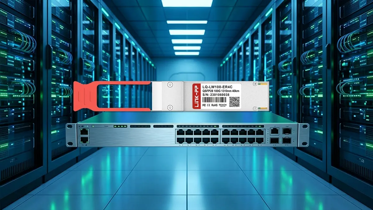 Generic QSFP-ER4L-100G Compatible LINK-PP 100G QSFP28 Optical Module