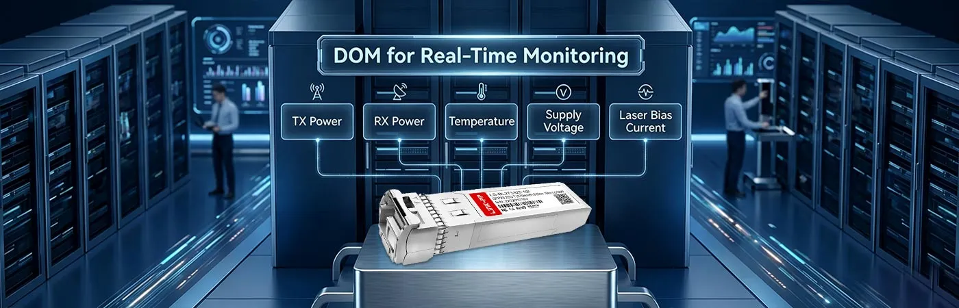 Modulo SFP28-25G-BX-I con DOM per il monitoraggio in tempo reale