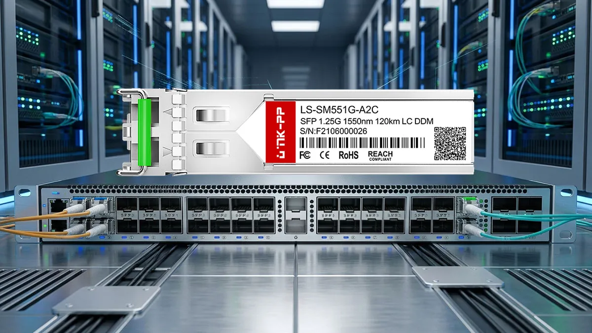 Dell SFP1G-ZX120-55 kompatibel LINK-PP Optisches 1.25G-SFP-Modul