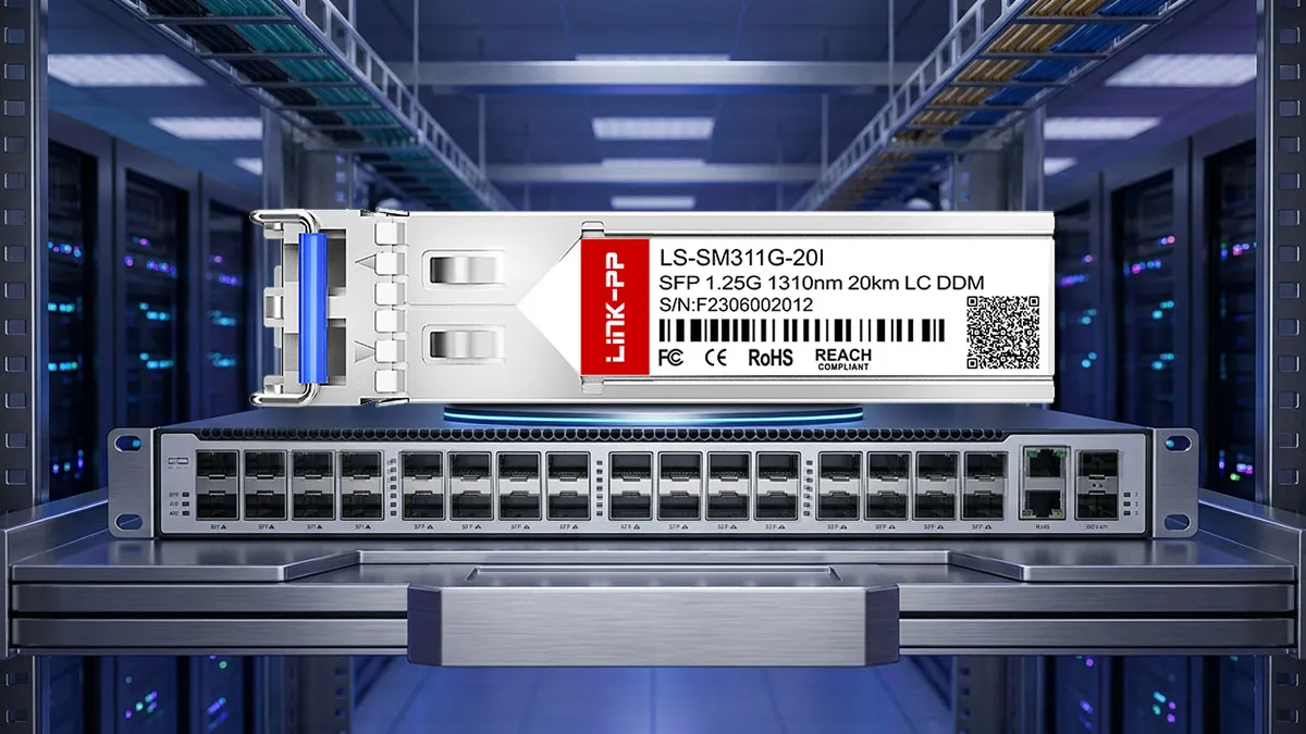 Совместимость с Cisco GLC-LX-SM-RGD LINK-PP Оптический модуль 1.25G SFP